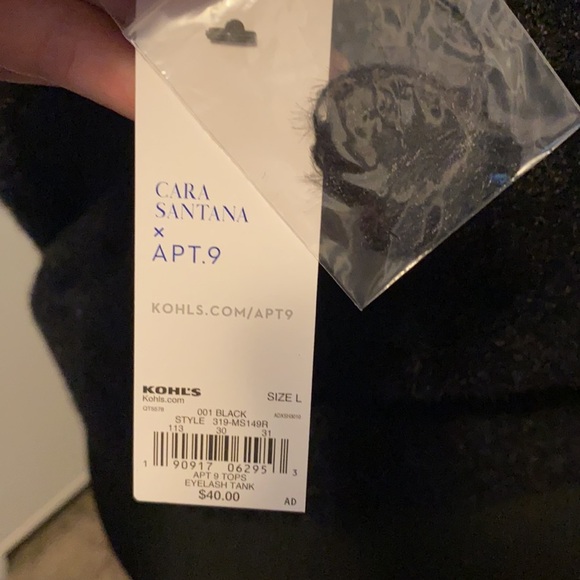 Cara Santana Apt 9 Women’s Black Soft Sweater NWT - Picture 5 of 5
